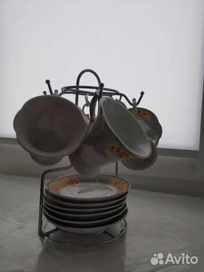 Набор посуды фарфор новый