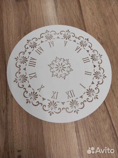 Трафарет для декора, трафарет для часов за все