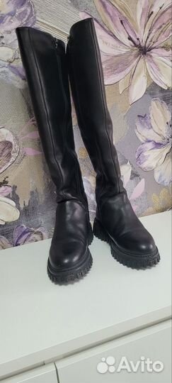 Сапоги женские зимние натуральная кожа