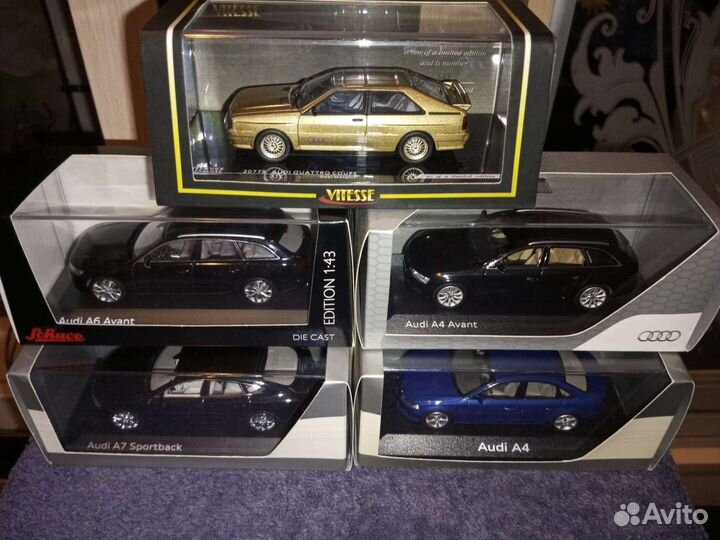 Audi, BMW, Smart и др. 1:43 Minichamps, Schuco