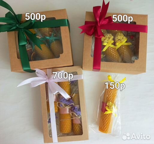 Свечи из натуральной вощины