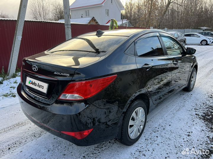 Hyundai Solaris 1.6 МТ, 2015, 130 000 км