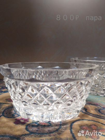 Хрустальные салатники вазы