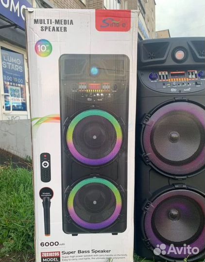 Большая портативная блютуз колонка ZQS10205