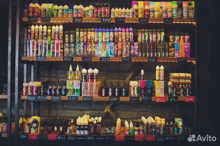 Прибыльный табачный магазин с вейпами