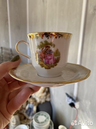 Кофейная пара фарфор