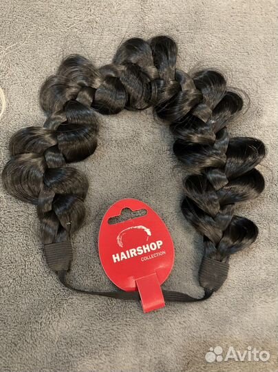 Ободки коса на резинке