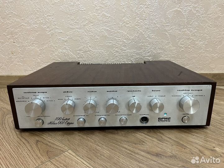 Усилитель Бриг 001. 1я версия. С профилактикой
