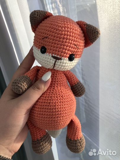 Вязаный набор лисички