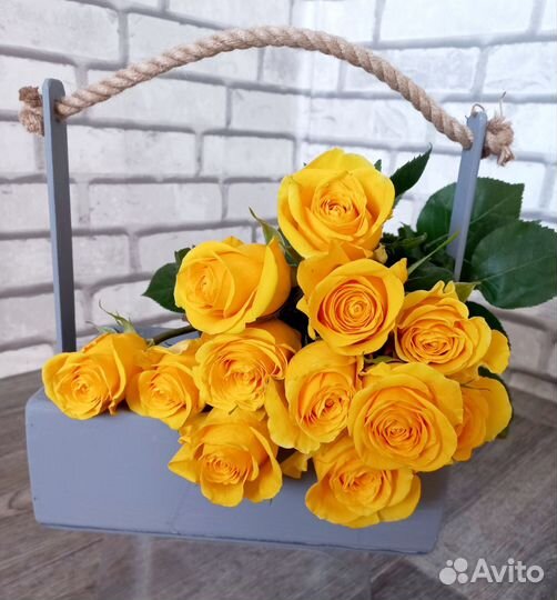 Ящик деревянный подарочный