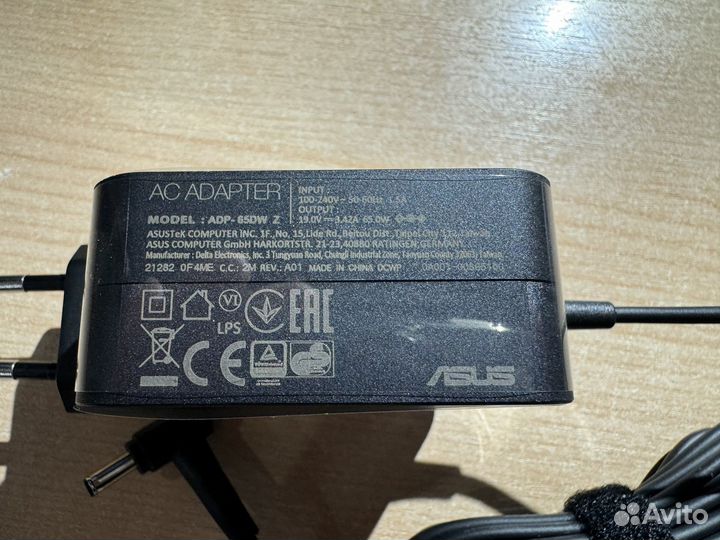 Блок питания Asus 19V 3.42A (65W) 4.0x1.35 adp-65d