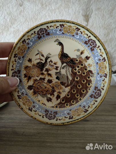 Чашка с блюдцем английский фарфор