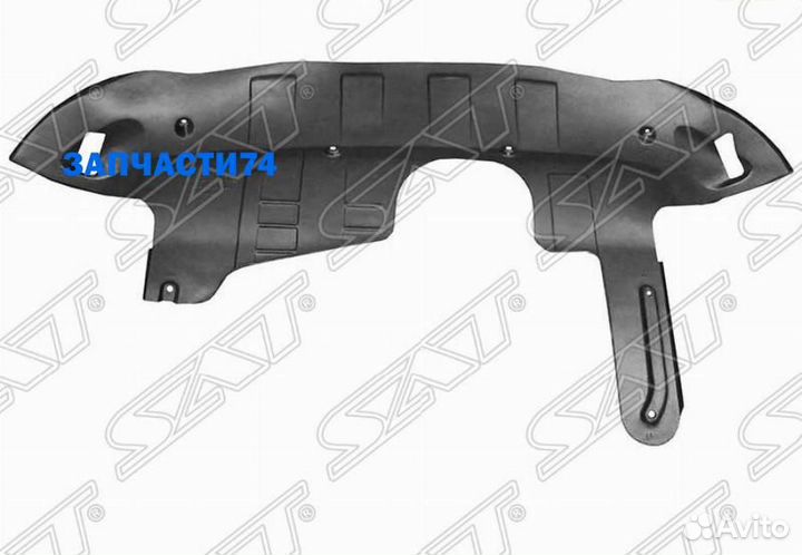 Защита двигателя Hyundai Tucson 04-09 (Снизу/ Спереди),SAT