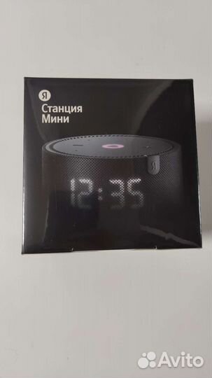 Яндекс станция мини с часами новая в пленке