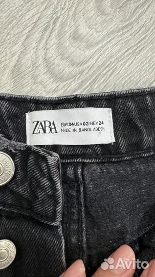 Шорты zara женские джинсовые