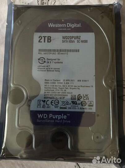 Жесткий диск 2 тб
