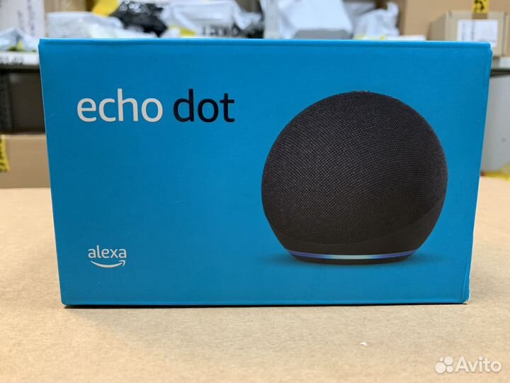Колонка Amazon Alexa Echo Dot (B7W64E), новая