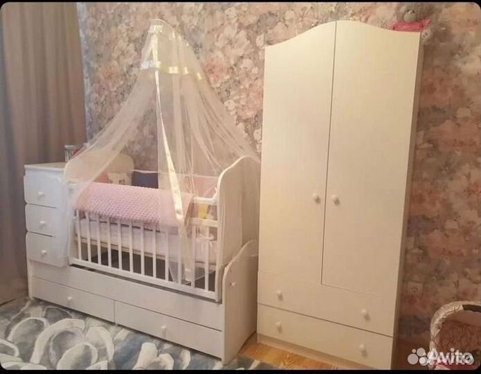 Детская кроватка 3 в 1