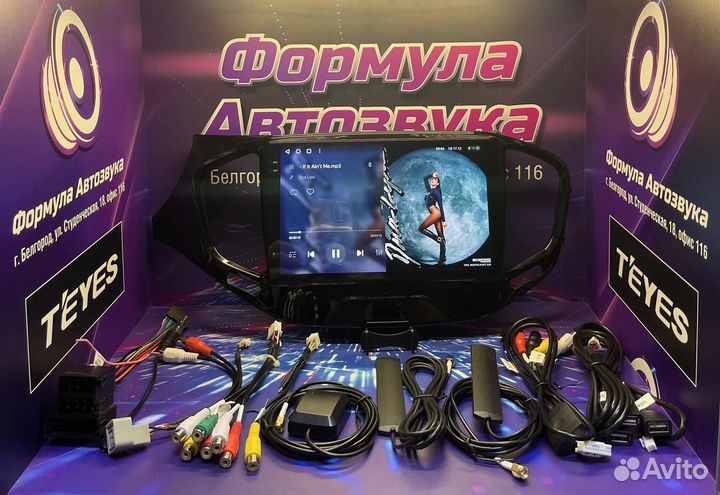 Штатная магнитола LADA Vesta CC3 2K 4-64