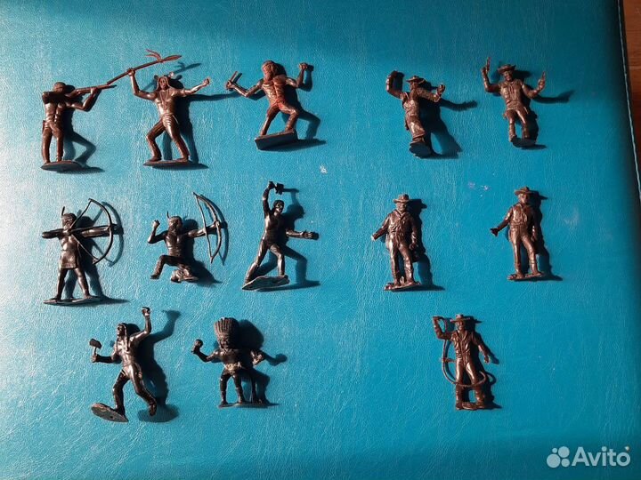 Солдатики СССР Ковбои Индейцы