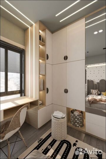 Мебель в детскую комнату для школьника