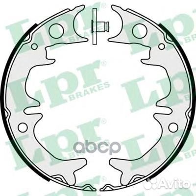 Колодки ст.торм.toyota avensis 97-03/camry 86