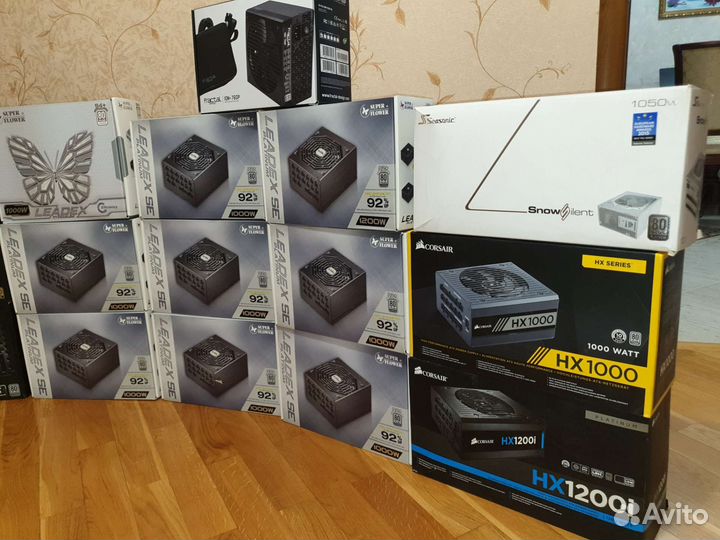 Бп Platinum: SuperFlower, Seasonic, Corsair. Много