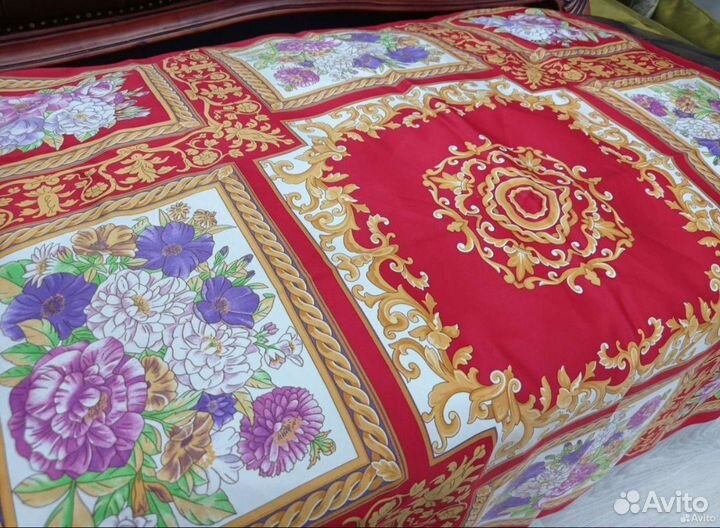 Платок 100см versace шелк твилл италия