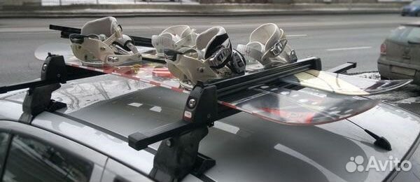 Крепление для перевозки 5-ти пар лыж amos черное