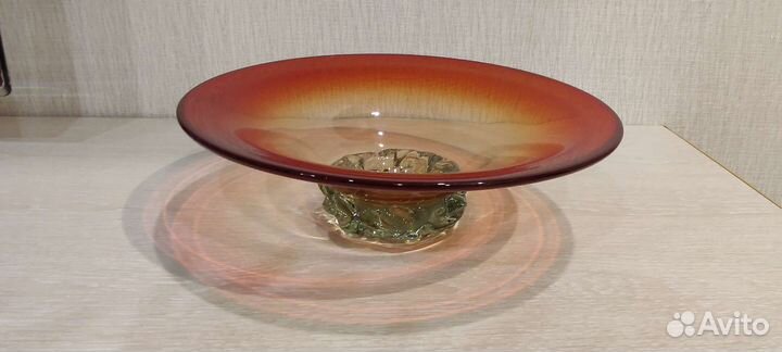 Ваза для фруктов на ножке СССР