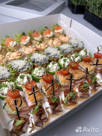 Фуршет\ Гастробоксы\ Закуски для мероприятий