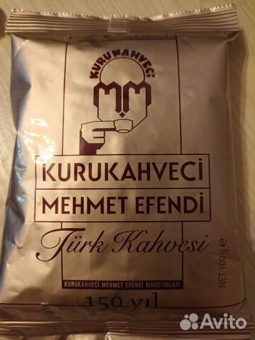 Турецкий кофе молотый mehmet efendi 100г