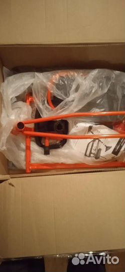 Детский снегокат со спинкой