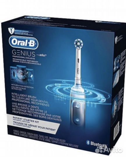 Электрическая зубная щетка braun genius 8000