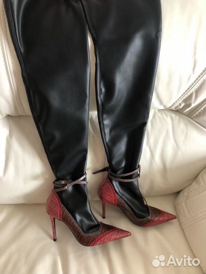 Ботфорты zara новые