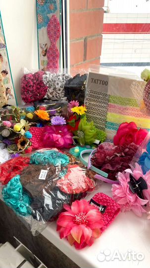 Бантики резинки чокеры заколки для волос