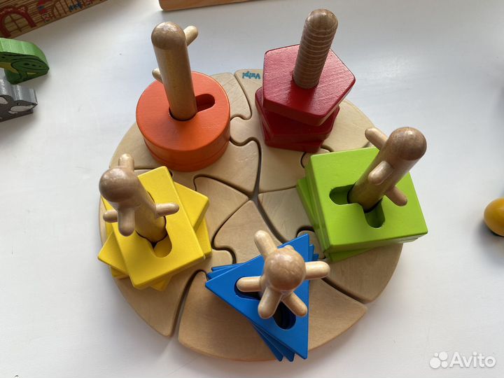 Деревянные игрушки для малышей