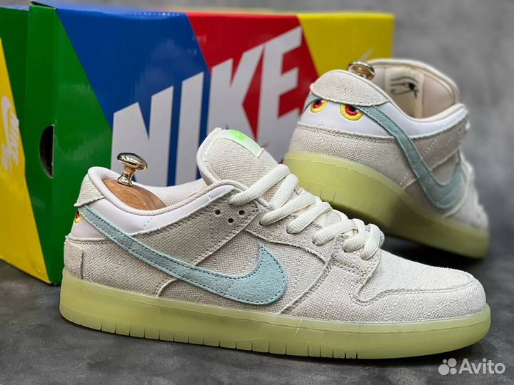 Nike SB Dunk air low 1 светящиеся разм. 44