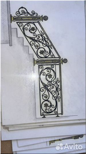 Перила ковка художественная