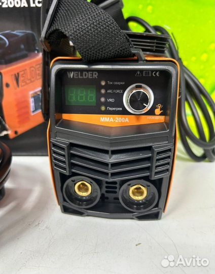 Сварочный аппарат инверторный welder мма 200A LCD