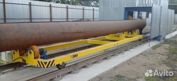 Передаточная тележка на рельсовом ходу для завода