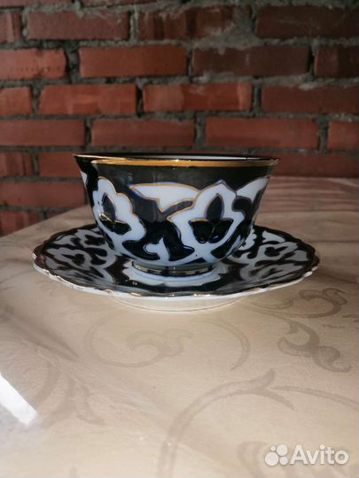 Узбекская посуда пахта сервиз