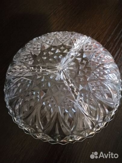 Блюдо-менажница deli glassware,новое