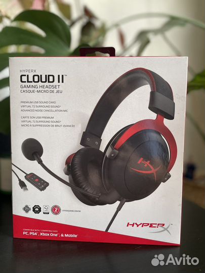 Игровые наушники hyperx