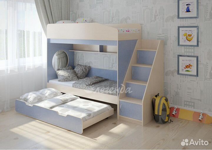 Трёхъярусная Кровать