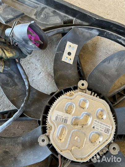 Вентилятор охлаждения радиатора octavia A7