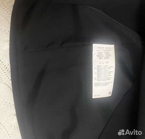 Платье Armani Jeans черное. Размер 38/ xs