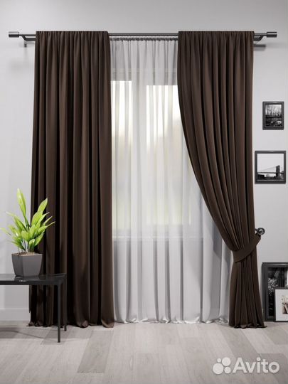 Шторы,8 цветов Блэкаут