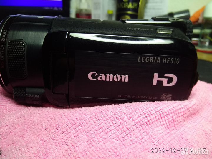 Видеокамера canon legria hf s10