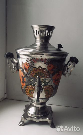 Самовар Тульский расписной электрический